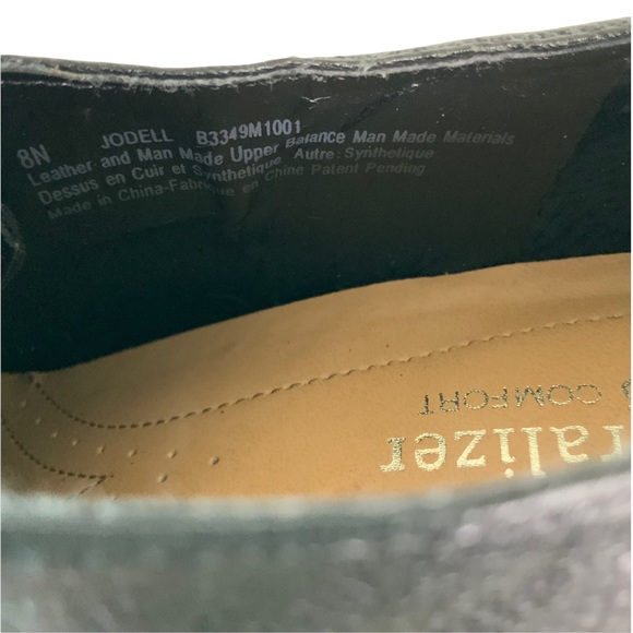 Naturalizer Size 8N Black Oxford Heel Lace up Vegan and leather - Picture 8 of 8